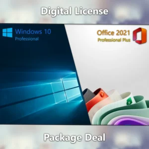 Microsoft Office 2021 Professional Plus & Microsoft Windows 10 Professional digital license keys